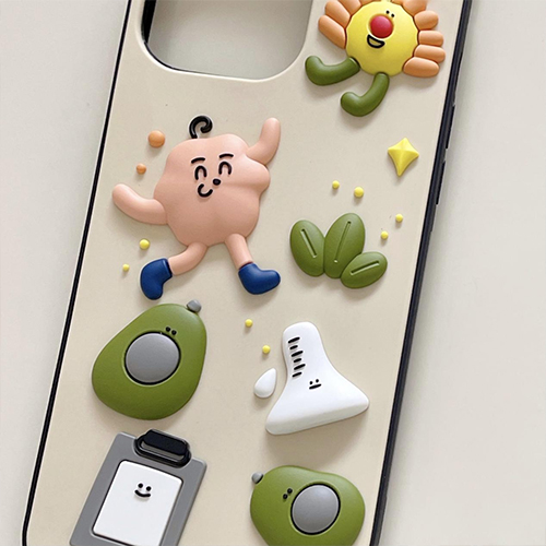 Üç Boyutlu Karikatür Cep Telefonu Kılıfı
